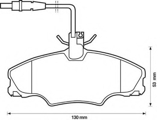 STOP 571897S Brake Pad Set, disc brake